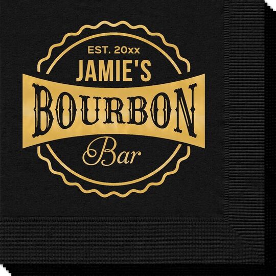 My Bourbon Bar Napkins